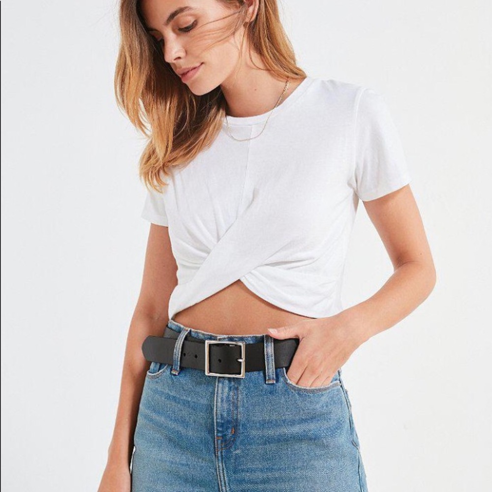 Urban Outfitters twist front crop top